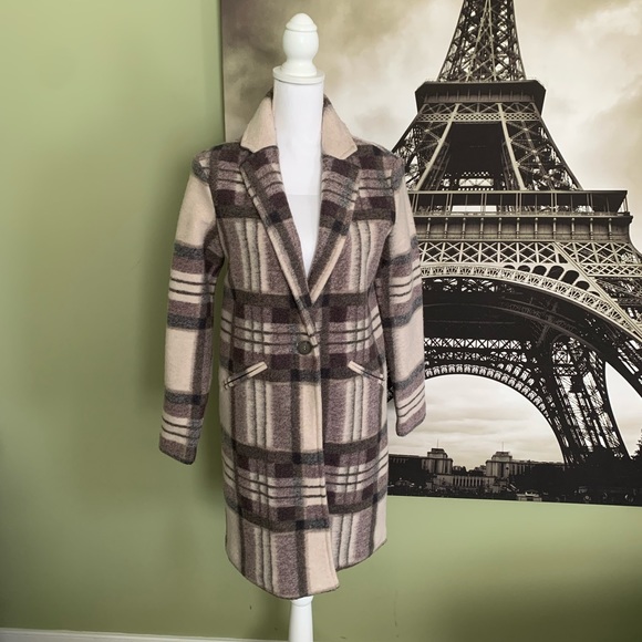 NEW Kenar Lavender, Gray and Cream Day Coat XS - Picture 1 of 5